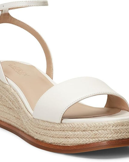 Lauren Ralph Lauren Leona Women's White Espadrille Size 10B New