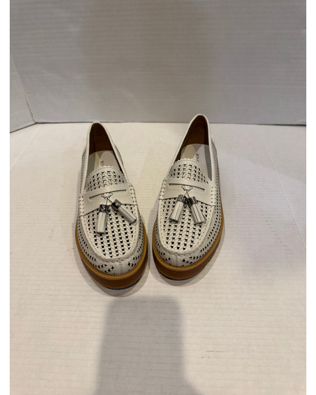 Donald J Pliner Lenny Women's White Cream Loafer Size 9.5 NWOB