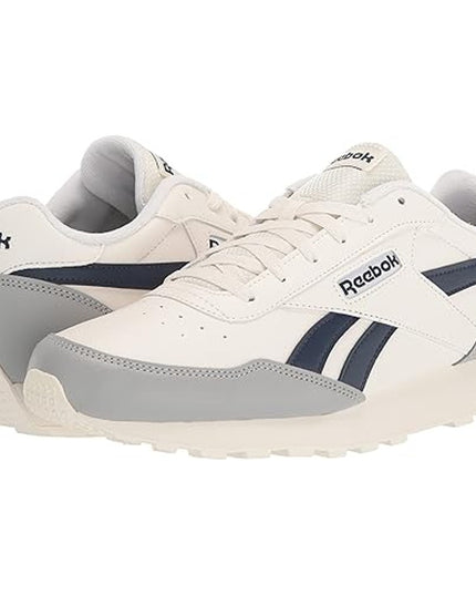 Reebok Rewind Run Unisex Adult Trainers, Chalk Navy Blue Vector Pure Grey 3,