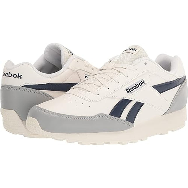 Reebok Rewind Run Unisex Adult Trainers, Chalk Navy Blue Vector Pure Grey 3,