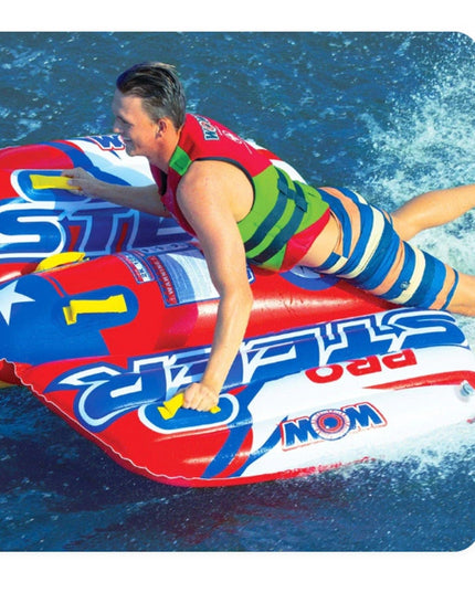 WOW Pro Steer Flex Wing Towable Tube Float 1-2 Rider Water Sports New