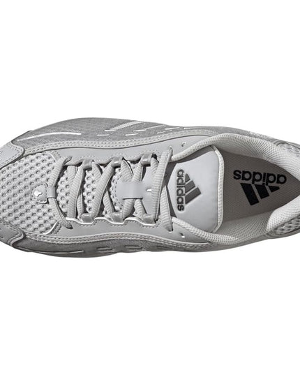 Adidas Megaride 01 Metallic Silver Gray Running Shoes Mens 12 Womens 13 Y2K