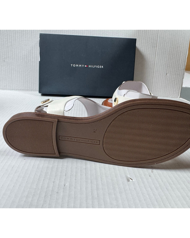 Tommy Hilfiger Women's Bennia flats Sandal White size 7M new