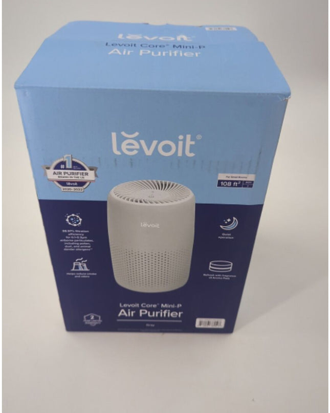 Levoit Core Mini-P Air Purifier GREY HEPA Compact Bedroom NOB