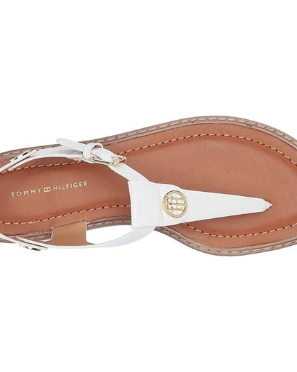 Tommy Hilfiger Women's Bennia flats Sandal White size 7M new