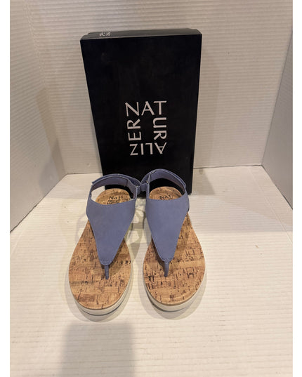 Naturalizer Genn Bolt Women's Blue Slip-On Slide Sandal Size 8M