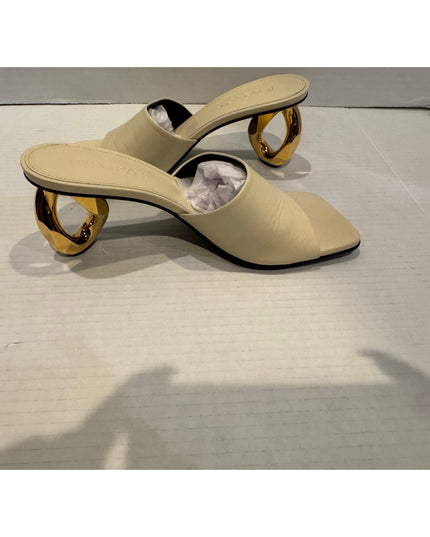 JW Anderson Chain Leather Mule Sandal White EU38 US8 NWOB