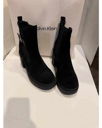 Calvin Klein Fayth Women's Black Boot Size 8.5M NWT Designer