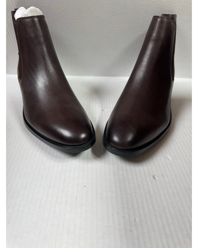 Cole Haan Men's Hawthorne Chelsea dress boot, casual  boots, size 11,dark brown