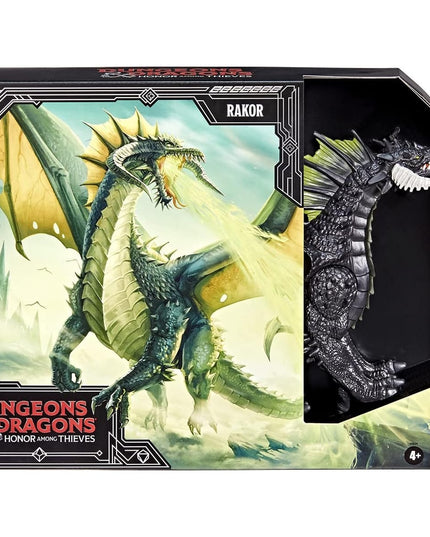 Dungeons & Dragons Honor Among Thieves Rakor Black Dragon Action Figure - New
