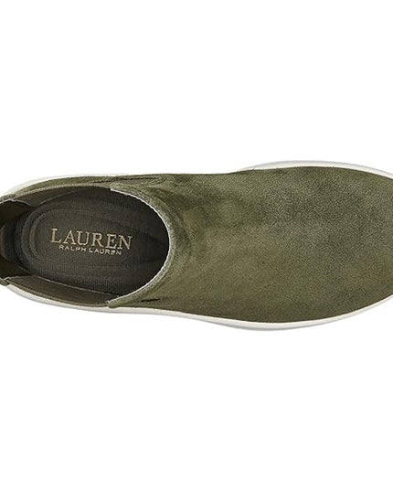 Lauren Ralph Lauren Women's Rylee Sneaker Bootie Fashion Boot new green