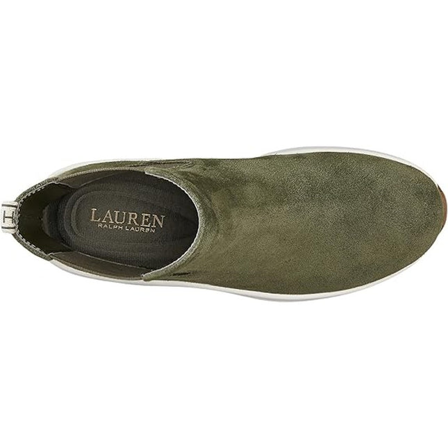 Lauren Ralph Lauren Women's Rylee Sneaker Bootie Fashion Boot new green