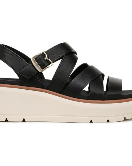 Dr. Scholl's Nice Day Max Sun Sandals Black Women's Size 8.5M New