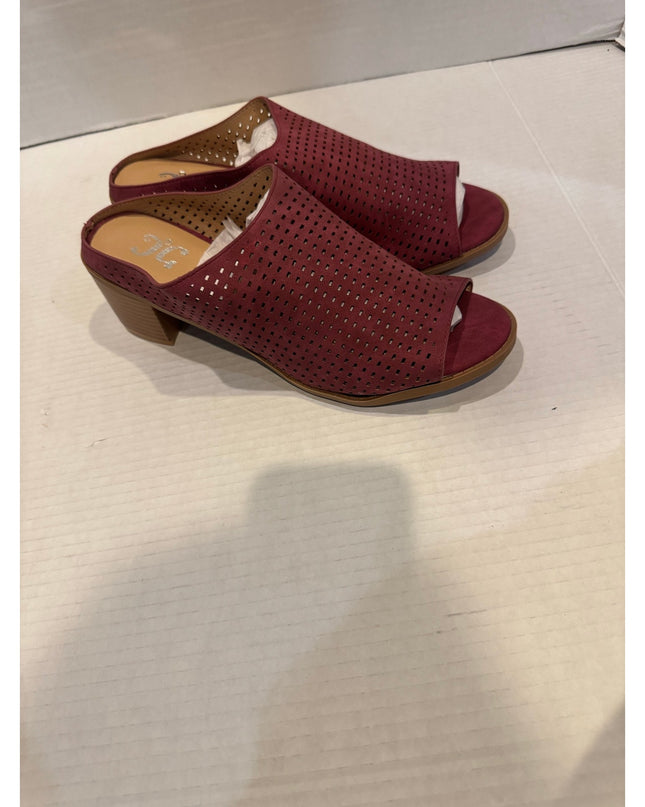 Me Too by Adam Tucker Mackey Heeled Sandals Women's Size 11M New