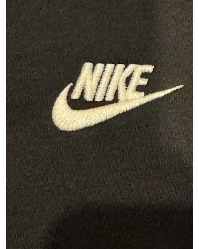 Nike Men's Club Fleece Sweatshirt Black Fleece Pullover Sport Casual Crewneck M
