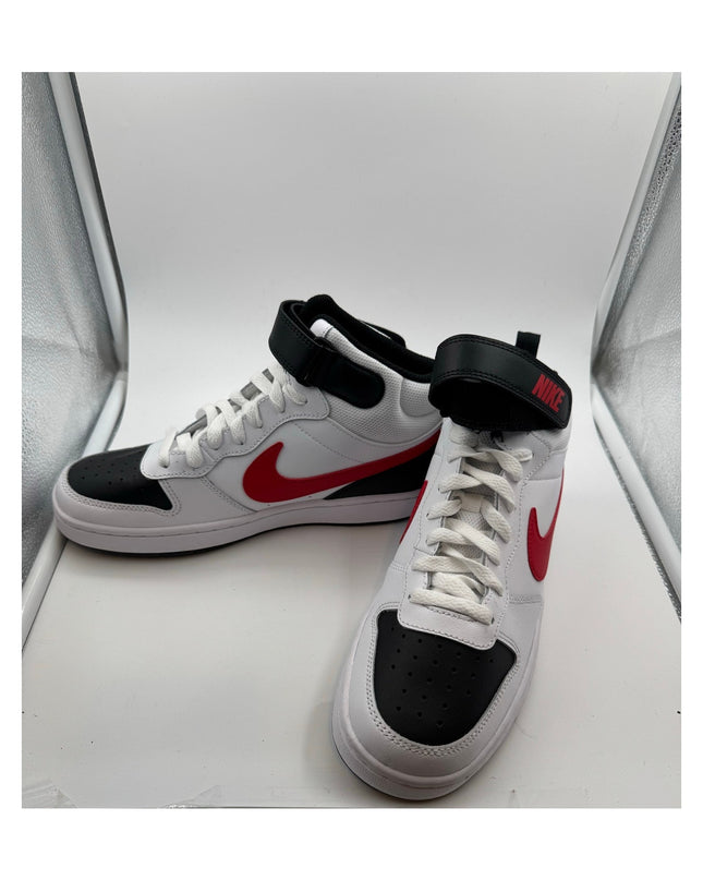 Nike Court Borough Mid 2 kids Shoes 6.5 YOUTH NWOB red, black, white