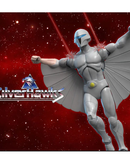Super7 SilverHawks Darkbird Action Figure Collectible New