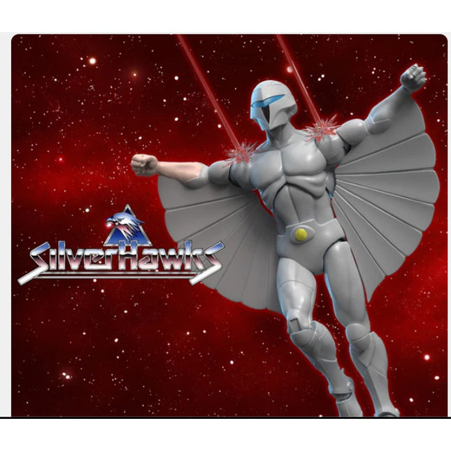 Super7 SilverHawks Darkbird Action Figure Collectible New