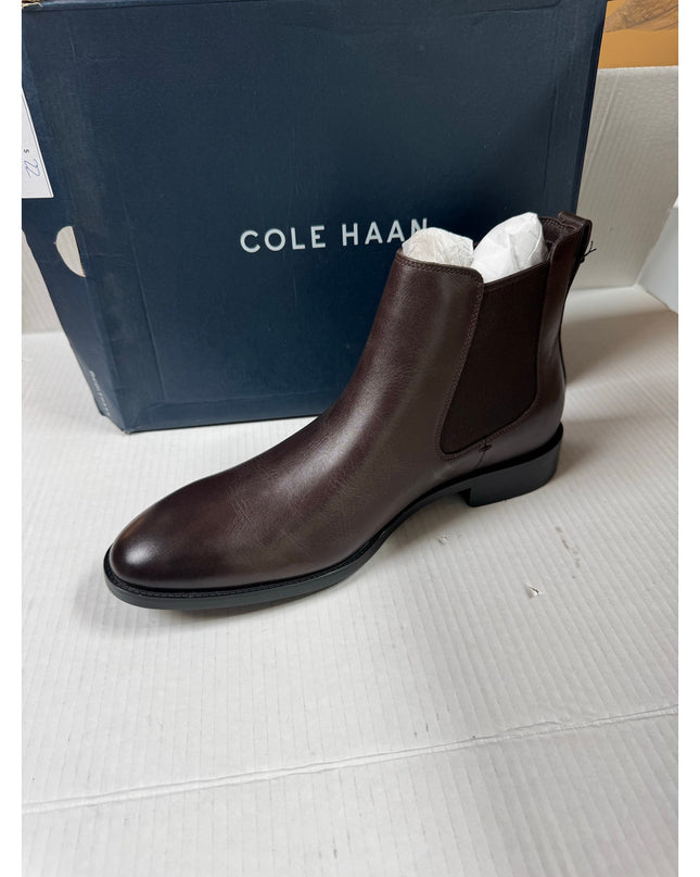 Cole Haan Men's Hawthorne Chelsea dress boot, casual  boots, size 11,dark brown