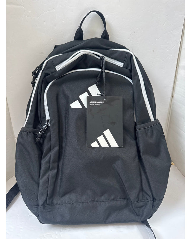adidas Kids Affiliate Backpack 27L Black White School Bag OSFA New