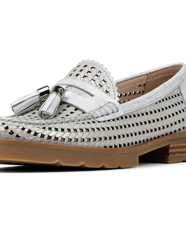 Donald J Pliner Lenny Women's White Cream Loafer Size 9.5 NWOB
