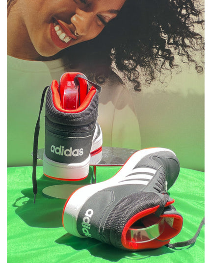 Adidas Hoops Mid 2.0 Jr Kids Black Sneaker B75743 Size 6 NWOB