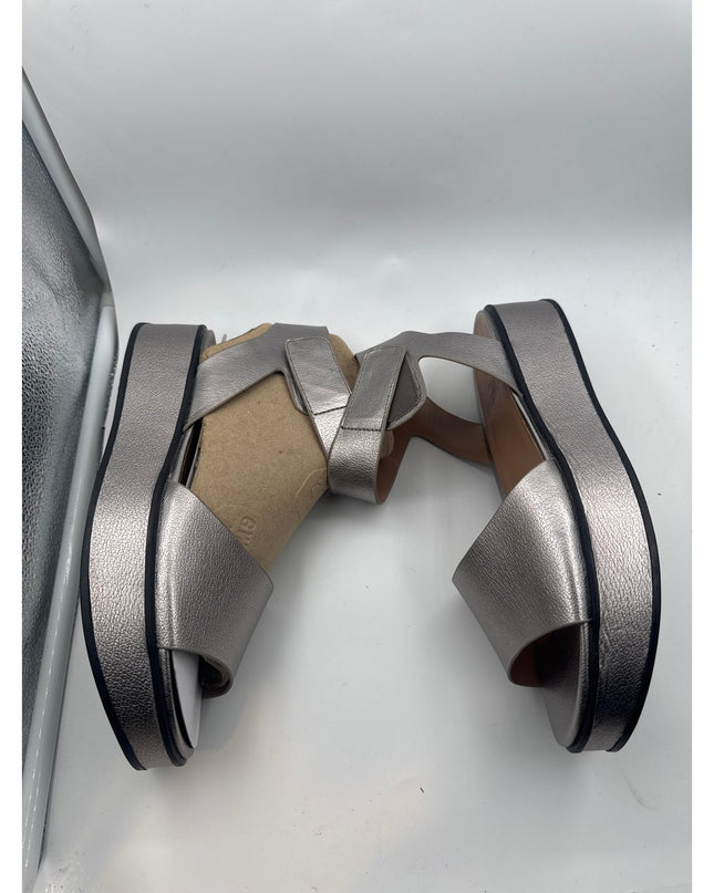 Naturalizer Camry Platform Sandals Women's Size 7.5 New pewter