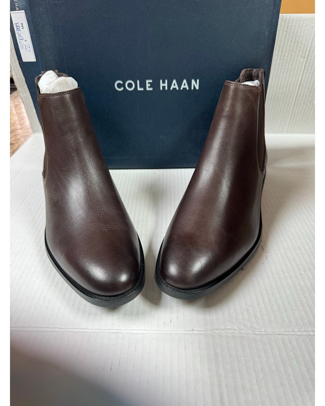 Cole Haan Men's Hawthorne Chelsea dress boot, casual  boots, size 11,dark brown
