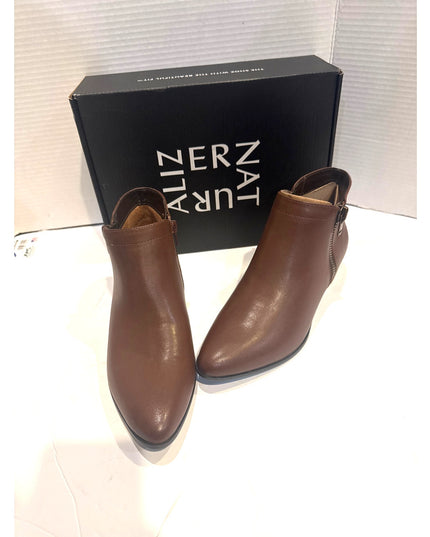 Naturalizer Claire Women's Cinnamon Brown Pointed Toe Bootie 7M