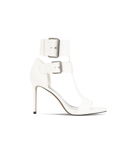 A.A.J by Aminah Zahara Double Buckle T-Strap Sandals Women's Size 7M New