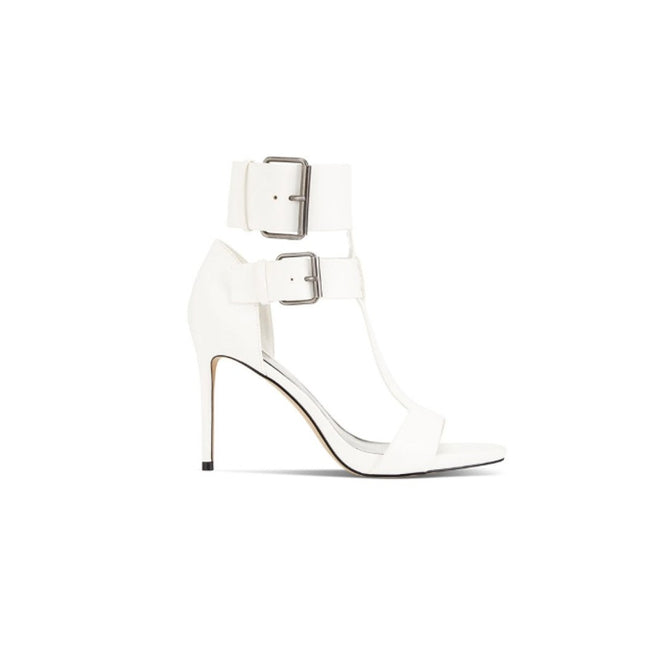 A.A.J by Aminah Zahara Double Buckle T-Strap Sandals Women's Size 7M New