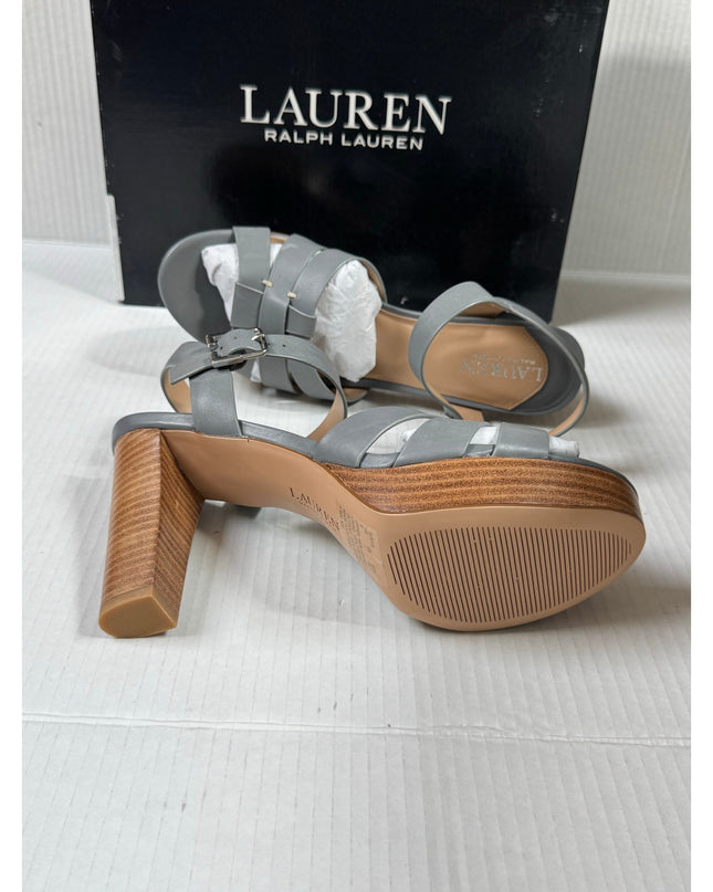 Lauren Ralph Lauren womens Soffia Nappa Leather Sandal 9b ocean new