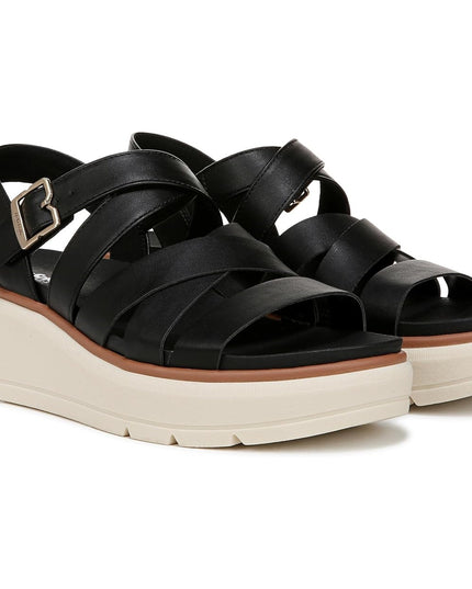 Dr. Scholl's Nice Day Max Sun Sandals Black Women's Size 8.5M New