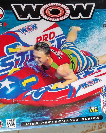 WOW Pro Steer Flex Wing Towable Tube Float 1-2 Rider Water Sports New