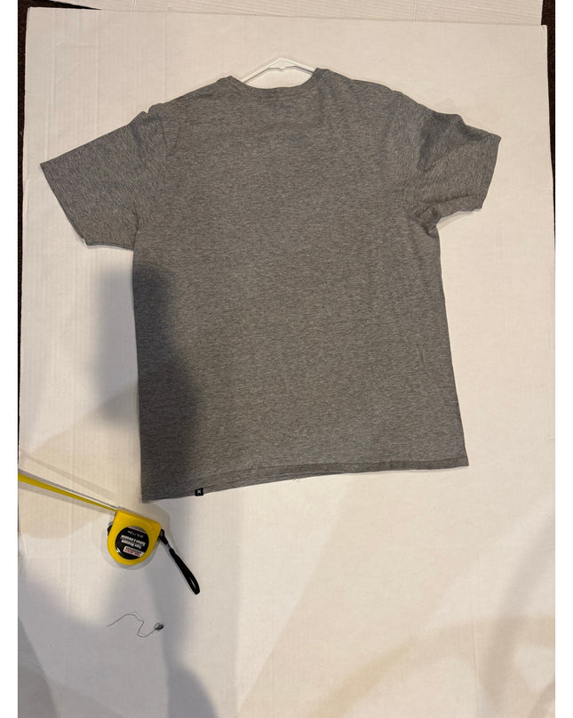 Hurley Icon Slash Push Through Men's Gray Heather T-Shirt Large