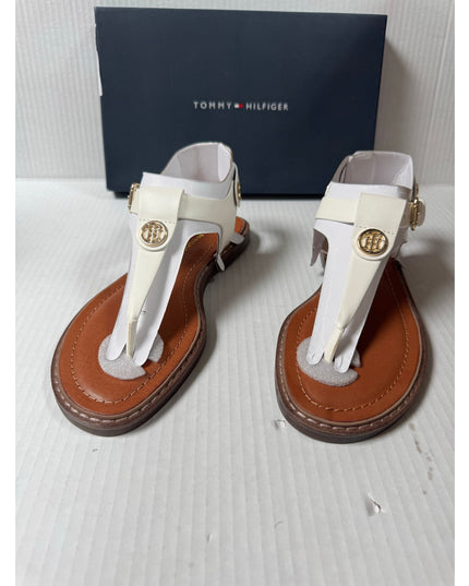 Tommy Hilfiger Women's Bennia flats Sandal White size 7M new