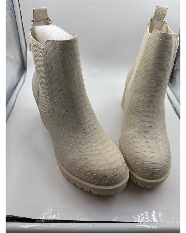 MIA Python Print Boot MIA Jonna-S Women Ivy Green Size 9 NWT