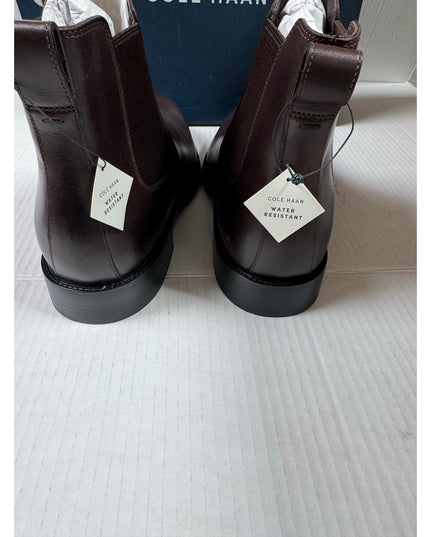 Cole Haan Men's Hawthorne Chelsea dress boot, casual  boots, size 11,dark brown