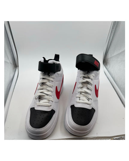 Nike Court Borough Mid 2 kids Shoes 6.5 YOUTH NWOB red, black, white