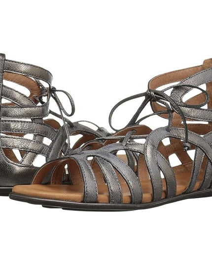 Gentle Souls by Kenneth Cole Women's Break My Heart Gladiator Sandal Grey7m