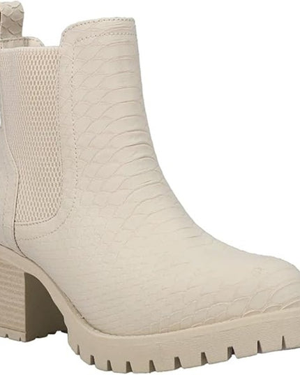 MIA Python Print Boot MIA Jonna-S Women Ivy Green Size 9 NWT