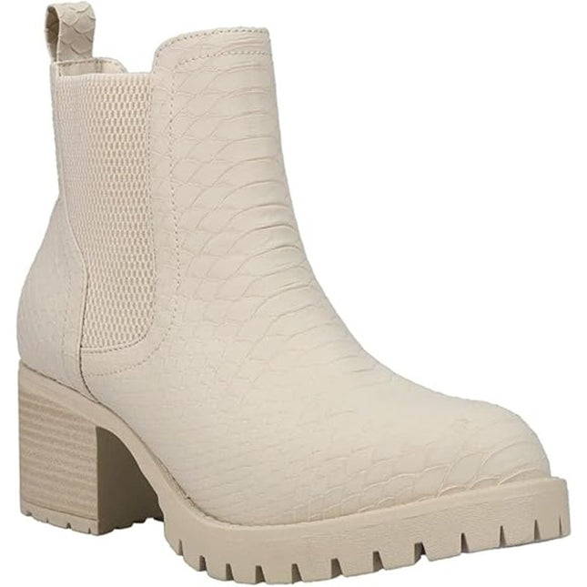 MIA Python Print Boot MIA Jonna-S Women Ivy Green Size 9 NWT