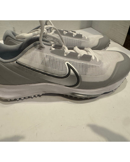 Nike Vapor Drive 2 Turf Field sneaker Cleat White Gray M8.5 W10