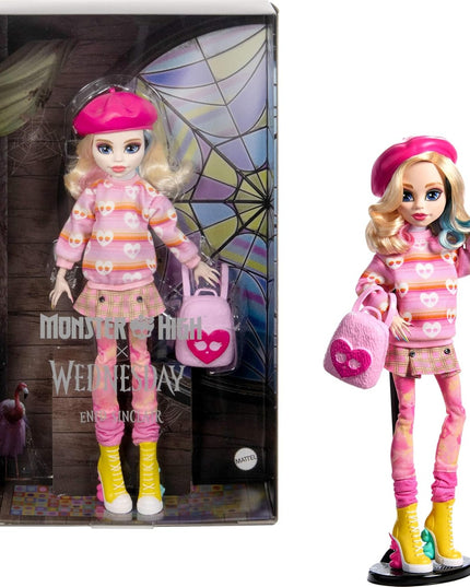 Monster High Wednesday & Enid Sinclair Doll Accessories Pink Fashion Beret New