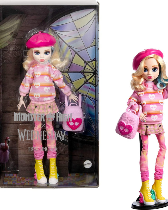 Monster High Wednesday & Enid Sinclair Doll Accessories Pink Fashion Beret New