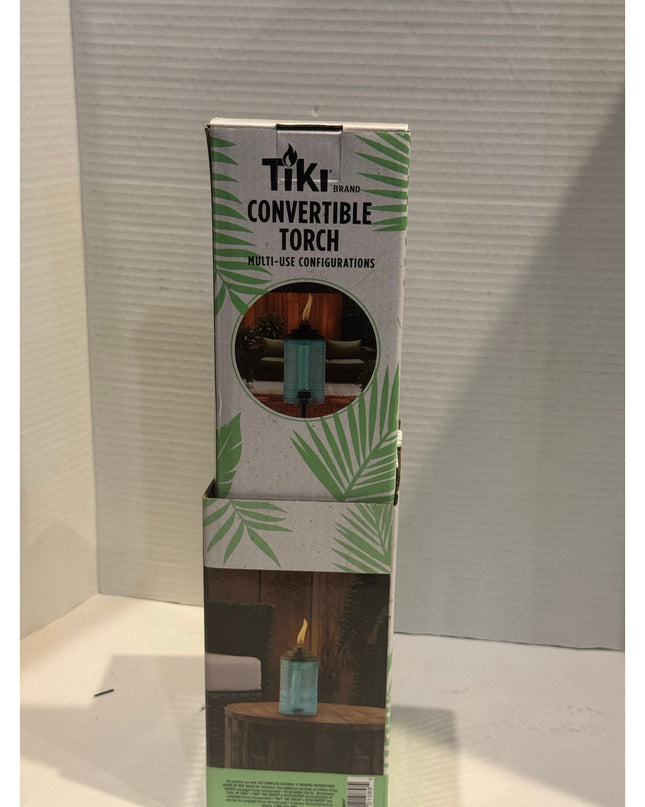 TIKI Convertible Multi-Config Portable Torch Black Outdoor NIB