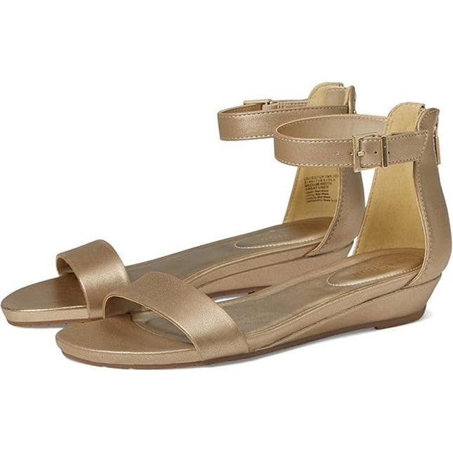 Kenneth Cole REACTION Women's Viber 2 Piece Wedge Sandals 7.5 M