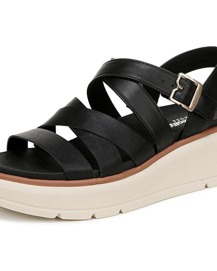 Dr. Scholl's Nice Day Max Sun Sandals Black Women's Size 8.5M New