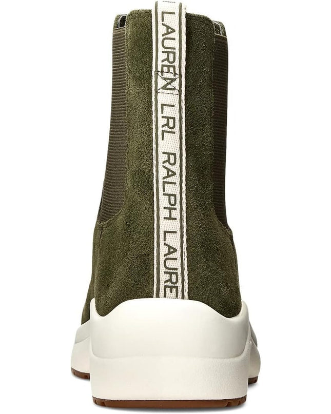 Lauren Ralph Lauren Women's Rylee Sneaker Bootie Fashion Boot new green