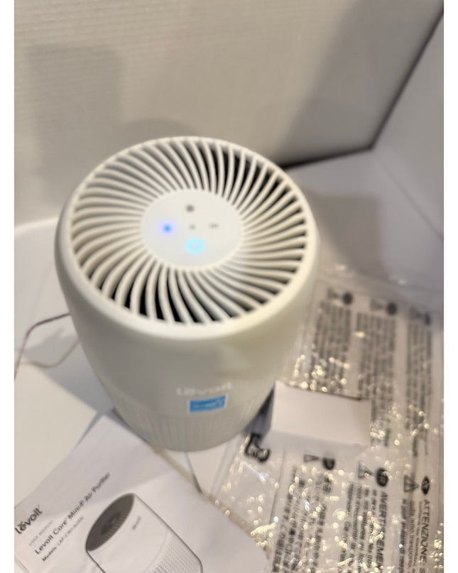Levoit Core Mini-P Air Purifier GREY HEPA Compact Bedroom NOB